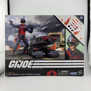 2023 Hasbro G.I. Joe #74 Cobra, Scrap-Iron & Anti-Armor Drone Action Figure NEW